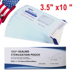 up to 10000 Sterilization Pouches 3.5″ x 10″ Dental Medical Self Seal Pouch Bag