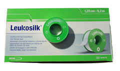 Leukosilk® Paving 1.25cm x 9.2m 1x Roll Silk Silk Hypoallergenic VD: 03-29