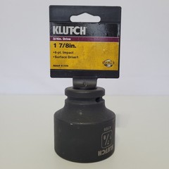 Klutch 3/4in.-Drive 6-Point Chrome Molybdenum Jumbo Impact Socket, 1-7/8in.