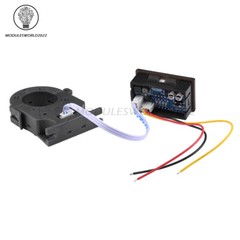 DC0-300V 50/100/200/400A Digital Current Voltage Meter Hall Ammeter Voltmeter