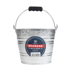 Behrens Metalware Classics 5-quart BPA-Free Metal Silver General bucket