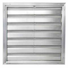 Dayton 2Ftw7 36 In 39″H-W 5.75″L Alu Wall Exhaust Shutter, 36-1/2 In X 36-1/2