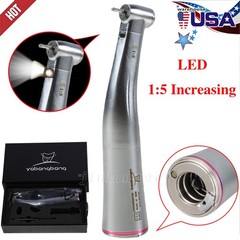 Electric Dental Handpiece Mini Head 1:5 Contra Angle LED Yabangbang
