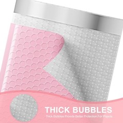 Light Pink Bubble Mailers 6×10 100pcs Thick Padded Envelope 6×9 Mailing Bags #0