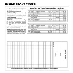 1 Checkbook Transaction Registers 2025 2026 2027 Calendar Check Book Register