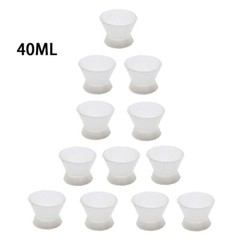 Dental Flexible Lab Silicone Dappen Dish Mixing Cup Suction Rubber No-Stick Bowl