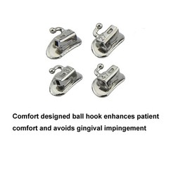 Dental Orthodontic Buccal Tubes 1st 2nd Molar Mini MBT Roth 022 Marked Laser