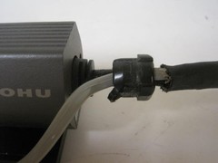 COHU CCD CAMERA WITH LENS 0.5-5M 1.3-15FT W/ FPHGR3 25 PIN FEMALE CONNECTOR