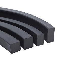 Black Nitrile Rubber NBR Solid Square Cord Gasket Oil Seal Sealing Strip