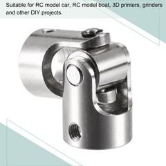 10mm to 10mm ID Rotatable Universal Joint Shaft Coupling L35 x D16 Screws Wrench