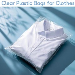 9X11 Inch Self-Sealing Clear Plastic Shipping Bags for Clothes, 100 Pack OPP Pol