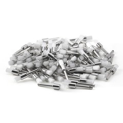 100pcs/kit Dental White & Colorful Prophy Polishing Brush Nylon Flat Latch Type