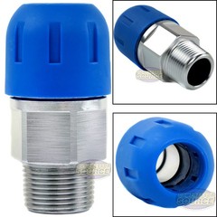 1″ x 3/4″ RapidAir FastPipe MNPT Adapter Compressed Air Piping Piece F2118
