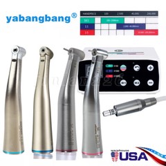 Dental Electric LED Brushless Micro Motor/1:5 Increasing Fiber Handpiece