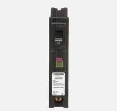 Square D HOM120PDF 120V 20A Single-Pole Circuit Breaker 10 Count