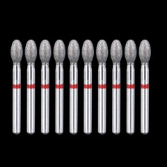 Dental Fine Grit Diamond Burs 379-023F/368-023F Egg Football Shape for Cutting