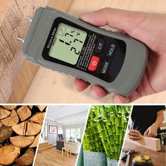 Digital LCD Wood Moisture Meter Detector Tester Wood Firewood Paper Cardboard