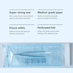 Self Sterilization Pouches Pouch Autoclave, Sterilizer Bags Dental Tattoo Nail