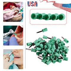 100-1000pcs Dental Rubber Polishing Prophylaxis Cups Brushes Prophy Polisher CUP