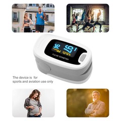 FDA Finger Pulse Oximeter OLED Blood Oxygen Meter Heart Rate SpO2 Monitor Sensor