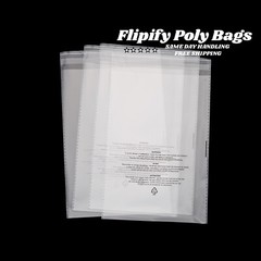 Clear Poly Suffocation Warning Self Seal FBA Bags – 6″x9″ 8″x10″ 9″x12″ 11″x14″