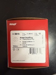 Hollister Adapt CeraRing Slim Ostomy Barrier Ring 2″ (48mm) 8815 10 Units