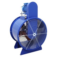 220V Axial Flow Fan 24in Spray Booth Paint Fumes Blower 1450rpm 1500W
