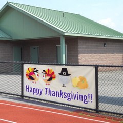 Vinyl Banner Multiple Sizes Happy Thanks Giving Advertising Printing B Lifestyle