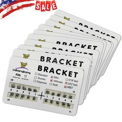 10 Packs Dental Orthodontic Metal Bracket Braces Mini Standard Roth/MBT 345Hook