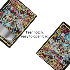 100 PCS Smell Proof Mylar Bags | 3.5g Mixed Type Food Storage Pouch USA Shipping