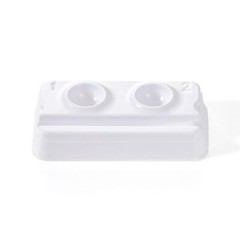 200/Box JMU Dental Disposable Dental Mixing Well – 2 Wells Mini Mixing Trays