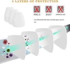 10/20/50Pcs 5N11 Cotton Filter Replacement For 6200 6800 7502 Respirator Filters