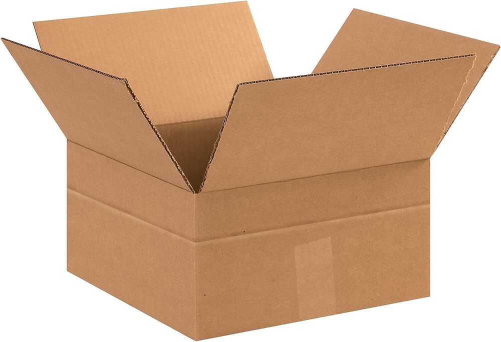 25 12″ x 12″ x 4″ Multi-Depth Corrugated Boxes