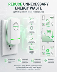 Electricity Saving Box 4 Pack, Outlet Device, Electrical Power Accessory for Hom