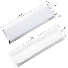 500PCS Dental Air Water Syringe Sleeves Plastic Covers Protective Barrier Clear