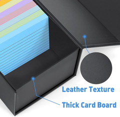 3×5 Index Card Holder Card File Box Organizer, Hold 1200 3×5-Inch Flash Cards…