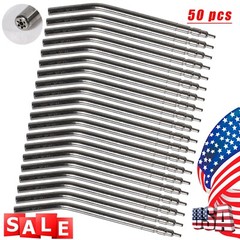 50 Pcs Dental Air Water Spray Triple Syringe Autoclavable Nozzles/Tips/Tubes USA