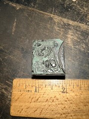 Print Block ( Circus Clown ) Friendly Face Smiling