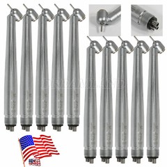 Dental 45 Degree Angle High Speed Surgical Handpiece Push Button 4-Hole Connect