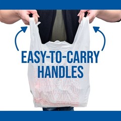 T-Shirt Carry Out Bags 11.5″ x 6.5″ x 22″ 1,000 Counts.