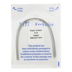 100PCS Dental Orthodontic Niti Arch Wire Natural Form Arches Round Rectangular