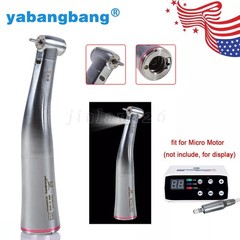 NSK Ti-MAX X95L Style Dent 1:5 LED Fiber Optic Contra Angle Handpiece Red Ring