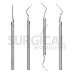 4 Pcs Dental Straight Surgery Extraction Root Tip Apical Elevator German Grade