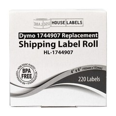 DYMO LW 1744907 4XL 4×6 4″x6″ – (1) to (80) Rolls Shipping Labels – FREE SHIP !