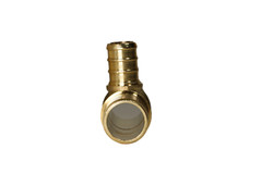 25 PIECES 3/4″ X 3/4″ X 1/2″ PEX TEE BRASS CRIMP FITTINGS ( LEAD FREE )