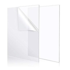 High Clarity 8″ x 12″ Plexiglass Sheets – UV & Weather Resistant for Crafts