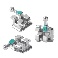 50 Sets Dental Orthodontic MIM Monoblock Brackets Mini MBT 0.022″ Hooks AZDENT