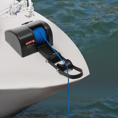 Boat Marine Electric Anchor Winch 65 ft/min 35LBS Boat Winch with Remote Control