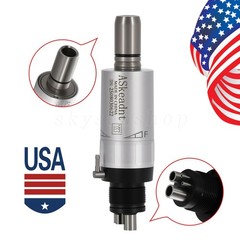 ASkeadnt Dental slow low Speed Handpiece Air Motor 4 Holes E-Type Connector FX