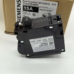 10X Siemens Q115DFN 15A 120V AFCI/GFCI Dual Function Plug-On Neutral Breaker NEW